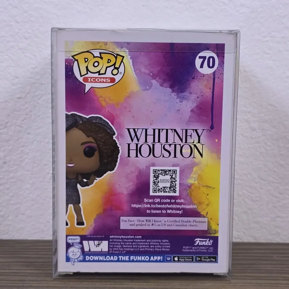 Funko Pop! Icons: Whitney Houston (Diamond Glitter) - Target (Exclusive) #70